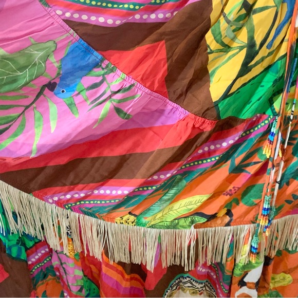 FARM Rio Colorful Patchwork Midi Dress - Picture 4 of 6